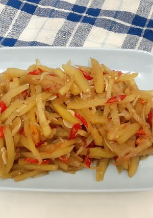Foto resep Tumis buah pepaya muda saus teriyaki