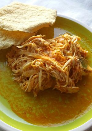 Una foto de Tinga de pollo