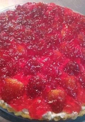 Una foto de Tarta de frutillas 🍓 🍓 🍓