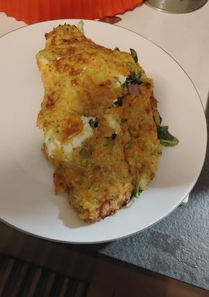 Foto di Piadina di verdure ripiena con prosciutto e Filadelfia