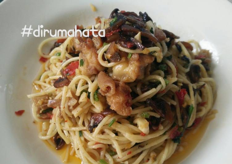 Bagaimana Membuat Spaghetti Aglio e Olio Willgoz yang Lezat