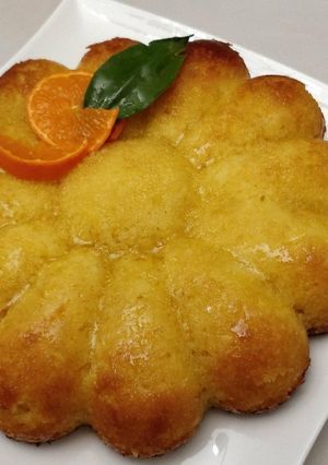 Une photo de Gâteau moelleux à la mandarine