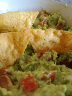 Una foto de Guacamole casero