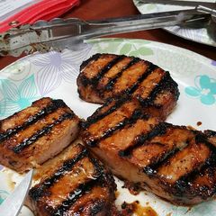 A picture of Grilled Pork Chops.