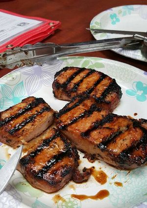 A picture of Grilled Pork Chops.