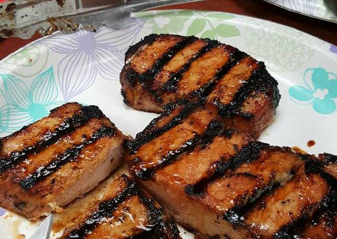 Recipe of Perfect Grilled Pork Chops