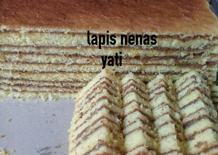Resep Lapis nanas Anti Gagal