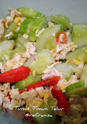 Foto resep Tumis Timun Telur