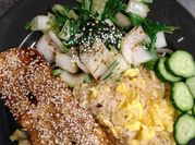 A picture of oven fried fish fillets