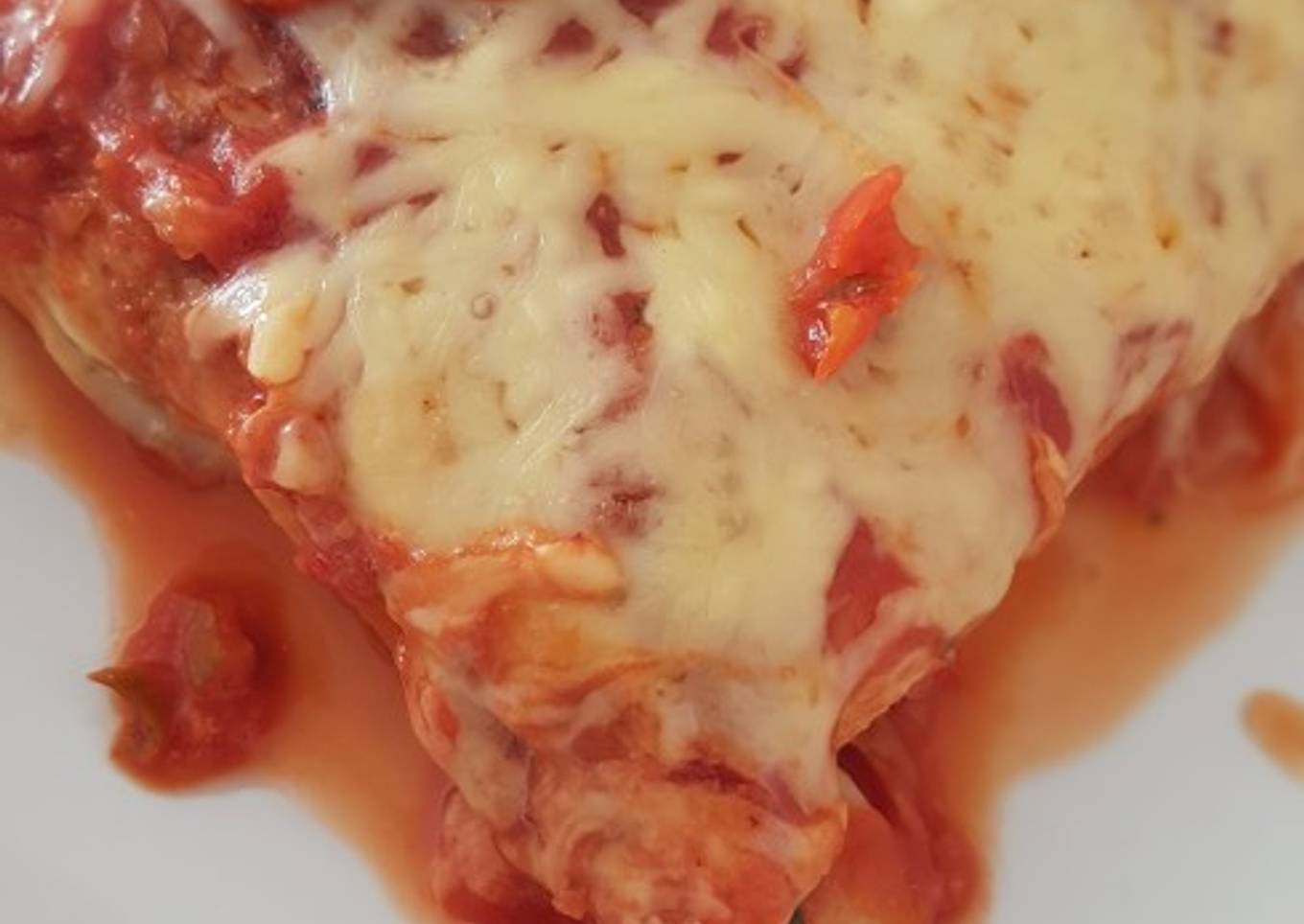 Crepes de verdura, pollo y ricota