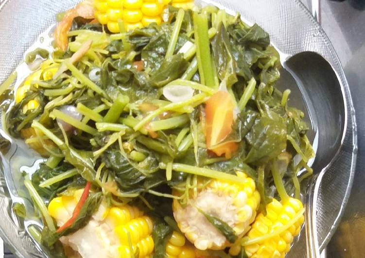 Sayur bayam bening kemangi