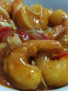 Foto resep Udang Asam Manis