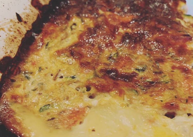 Easy Way to Cook Super Quick Fridge Cleaning: Courgette Egg Baked