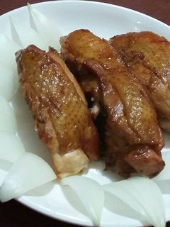 Hình của món Gà nướng xì dầu.