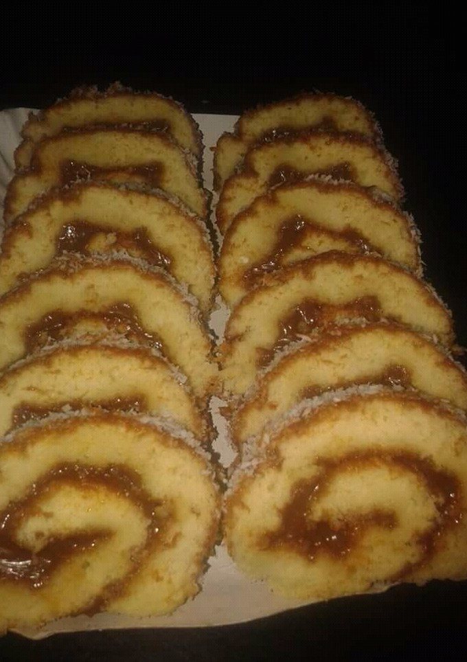 Una foto de Arrollado Con Dulce de leche 😍