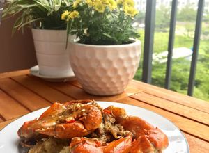 Hình của món Cua rang me.