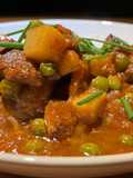 Ragout o estofado con pavo de corral y verduras