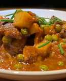 Ragout o estofado con pavo de corral y verduras