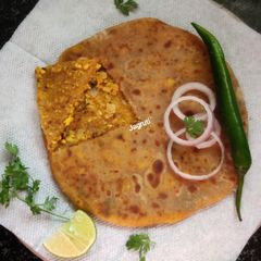 A picture of Stuffed Paneer Bhurji Paratha !!.