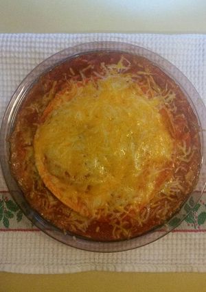 A picture of Enchilada Stack.