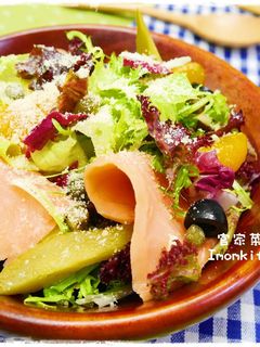 燻鮭魚沙拉 的食譜成品照片