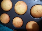 Una foto de muffin para cumpleaños