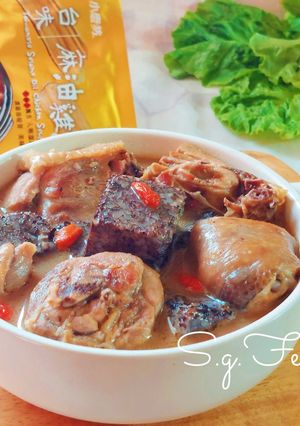 麻油雞米血糕 的食譜成品照片