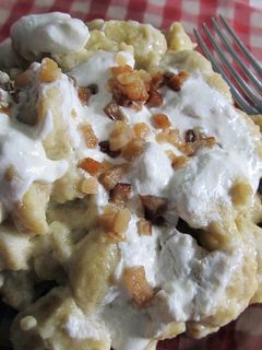 Sztrapacska zabpehelylisztből recept fotója