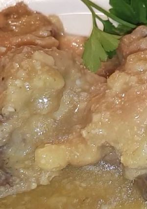 Foto principal de Pollo a la cerveza con almendras