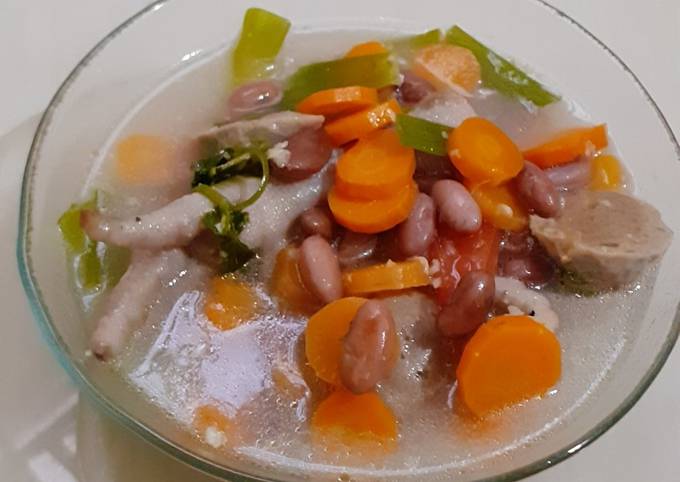 Resep Sup ceker kacang merah, Bikin Ngiler