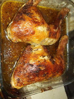 Una foto de Muslos de pollo a la cerveza