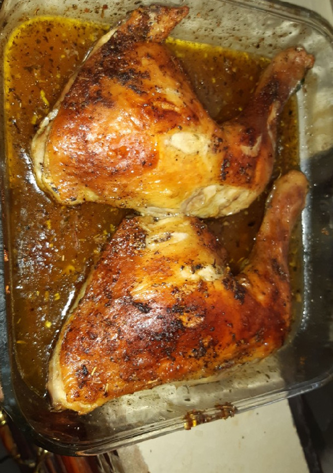 Una foto de Muslos de pollo a la cerveza