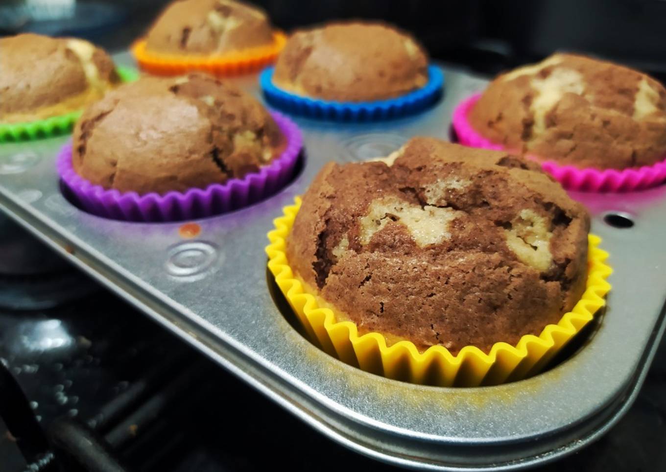 Cupcakes básicos de vainilla