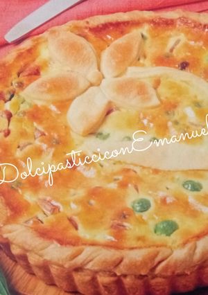 Foto di TORTA SALATA piselli e prosciutto cotto