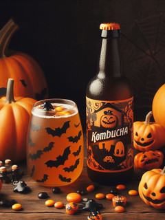 Una foto de Kombucha de calabaza