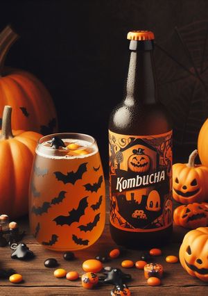 Una foto de Kombucha de calabaza