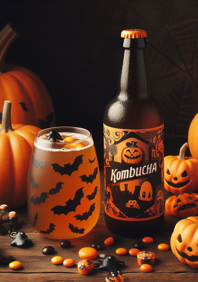 Una foto de Kombucha de calabaza