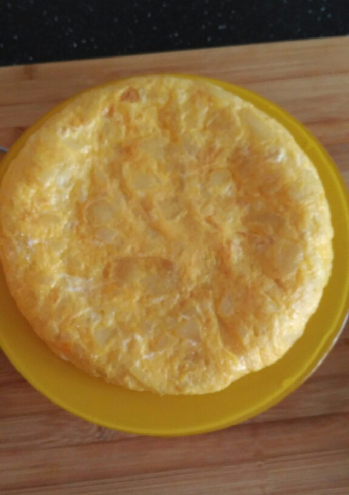 Una foto de Patatas para tortilla al microondas