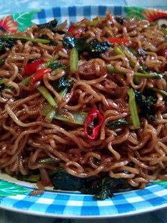 Foto resep Mie goreng sawi hijau