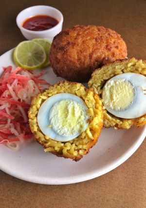 A picture of Maggi Egg Devil.