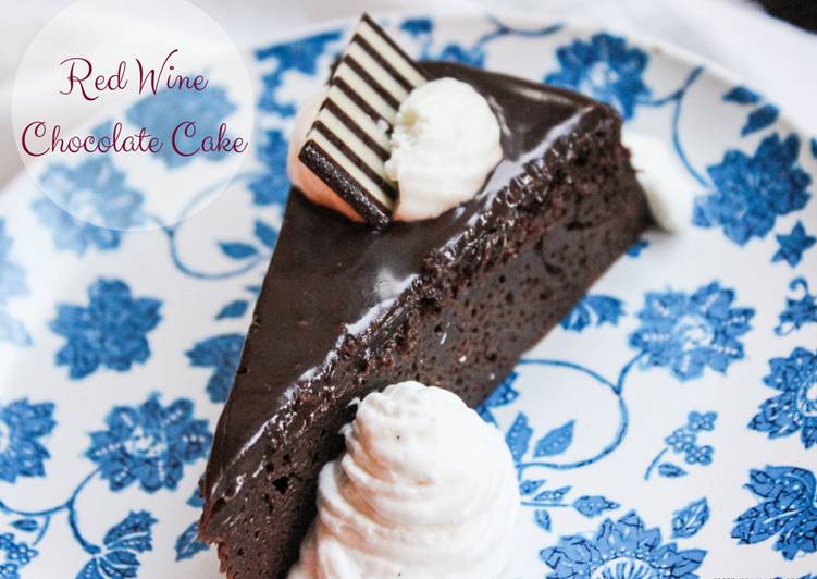 Red Wine Chocolate Cake