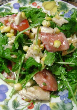Una foto de Ensalada fresca de pollo