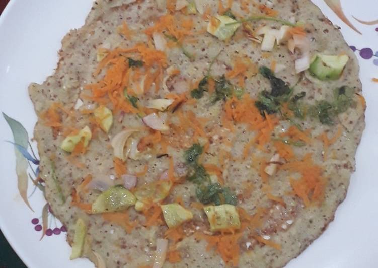 Simple Way to Make Homemade Protein mix uttapam