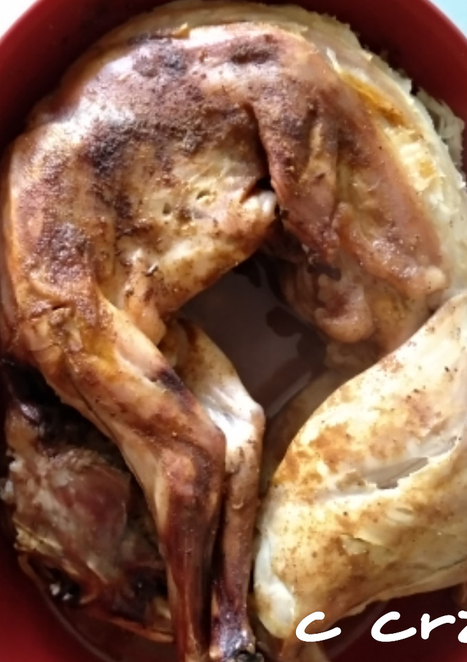 Una foto de Conejo asado en microondas
