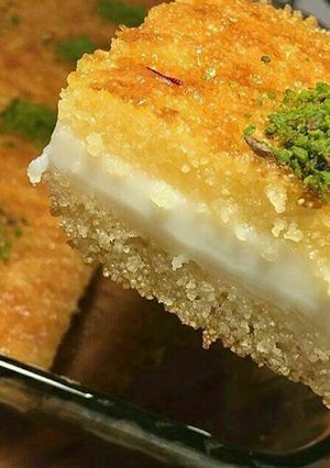 صورة لوصفة البسبوسة المحشيه😋😋
