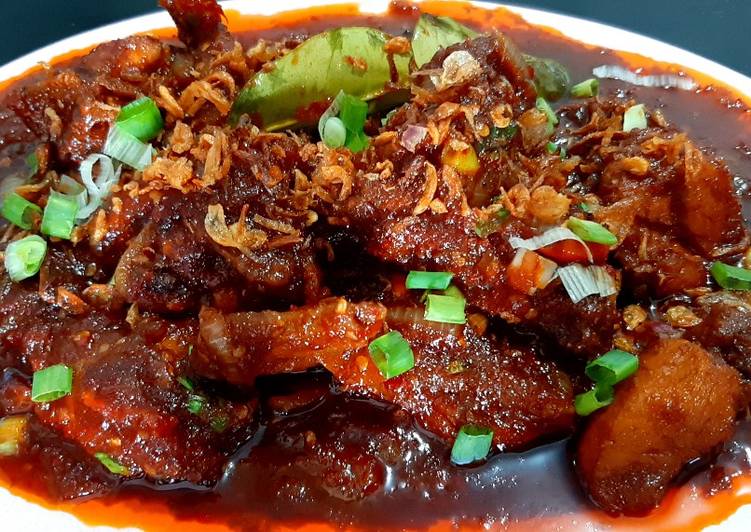 Semur ayam pedas manis 😍