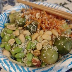 A picture of Veggie protein bowl.
