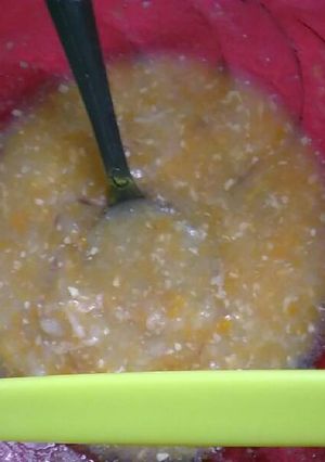 Foto resep Mpasi 7 bulan bubur kentang labu sapi