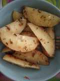 Patatas al vapor con especias y tomates secos