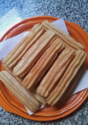 Una foto de Churros caseros
